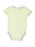 Little Beginnings Color Block Green Short Sleeve Onesie Size 3-6 mo - photo 2