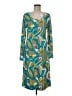 Assorted Brands Paisley Teal Casual Dress Size M - photo 1