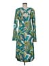 Assorted Brands Paisley Teal Casual Dress Size M - photo 2