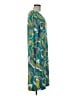 Assorted Brands Paisley Teal Casual Dress Size M - photo 4