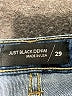 Just Black Blue Jeans Size 29 waist - photo 7