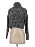 Gaze Animal Print Gray Turtleneck Sweater Size XS - photo 1