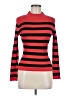 Assorted Brands Stripes Red Turtleneck Sweater Size M - photo 1