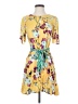 Hale Bob Print Yellow Casual Dress Size XS - photo 1