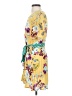Hale Bob Print Yellow Casual Dress Size XS - photo 5