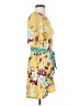 Hale Bob Print Yellow Casual Dress Size XS - photo 4