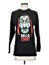 Marvel 100% Cotton Black Long Sleeve T-Shirt Size S - photo 1