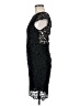 Alice + Olivia 100% Polyester Black Cocktail Dress Size M (estimated) - photo 5