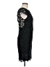 Alice + Olivia 100% Polyester Black Cocktail Dress Size M (estimated) - photo 4
