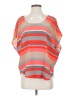 Joie 100% Silk Orange Short Sleeve Top Size S - photo 1