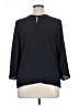 BCBGMAXAZRIA Black 3/4 Sleeve Blouse Size XL - photo 2