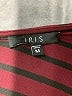 iris Stripes Burgundy Casual Dress Size M - photo 7