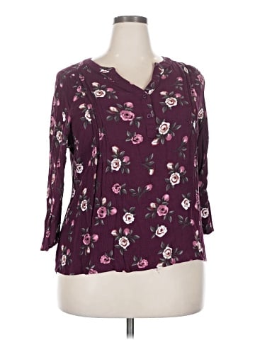 Monday Fun 3/4 Sleeve Blouse (view 1)