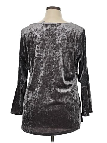 Isaac Mizrahi LIVE! 3/4 Sleeve Top (view 2)