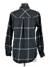 Maurices 100% Cotton Plaid Gray Long Sleeve Button-Down Shirt Size M - photo 2