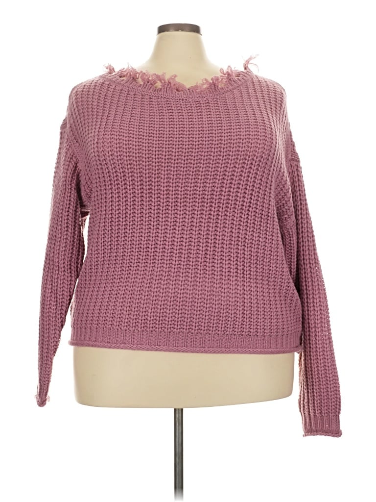 Click to view more detailed imagery on our partner's website Pre-owned Rue21 Pullover Sweater In Pink