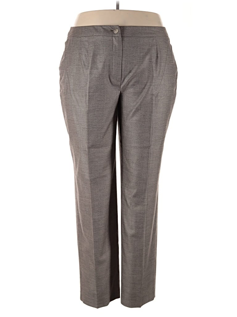 Pre-owned Jones New York Dress Pants In Gray