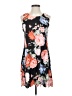 12pm by Mon Ami Floral Black Casual Dress Size S - photo 1