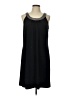 Calvin Klein Solid Black Cocktail Dress Size L (estimated) - photo 1