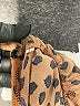 Unbranded Animal Print Brown Sleeveless Blouse Size L - photo 7