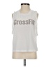NOBULL White Sleeveless T-Shirt Size S - photo 1