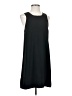 Tildon 100% Polyester Solid Black Casual Dress Size S - photo 1