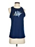 Nike 100% Polyester Blue Active Tank Size S - photo 1