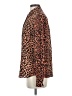 Scotch & Soda 100% Polyester Animal Print Brown Long Sleeve Blouse Size S - photo 5