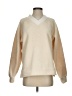 Dudley Stephens 100% Polyester Solid Ivory Pullover Sweater Size S - photo 1