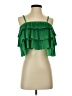 Shein 100% Polyester Green Sleeveless Blouse Size 4 - photo 1