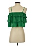 Shein 100% Polyester Green Sleeveless Blouse Size 4 - photo 2
