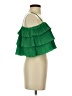 Shein 100% Polyester Green Sleeveless Blouse Size 4 - photo 4