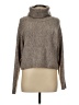 Hippie Rose Metallic Tan Turtleneck Sweater Size M - photo 1