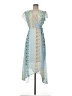 Blue Rain 100% Polyester Blue Kimono Size M - photo 1