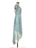 Blue Rain 100% Polyester Blue Kimono Size M - photo 4
