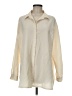 Shein Color Block Ivory Long Sleeve Blouse Size M - photo 1