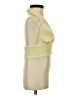 Shein Yellow Sleeveless Blouse Size 4 - photo 4