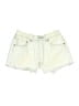 RE/DONE 100% Cotton Ivory Denim Shorts Size 26 waist - photo 1