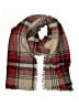 Unbranded Plaid Brown Red Scarf One size - photo 1