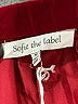 Sofie The label 100% Polyester Solid Burgundy Formal Skirt Size M - photo 4