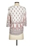 Cato 100% Rayon Ivory 3/4 Sleeve Blouse Size S - photo 2
