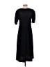 Zara 100% Polyester Black Casual Dress Size S - photo 2