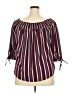 rue21 Burgundy 3/4 Sleeve Blouse Size 2X - photo 2