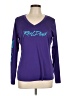 Assorted Brands 100% Polyester Purple Long Sleeve T-Shirt Size L - photo 1