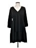 Ann Taylor LOFT Solid Black Casual Dress Size 0 - photo 1