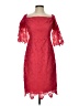 Vince Camuto 100% Polyester Red Cocktail Dress Size 4 - photo 1