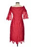 Vince Camuto 100% Polyester Red Cocktail Dress Size 4 - photo 2