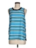 Trouve 100% Polyester Blue Sleeveless T-Shirt Size M - photo 1