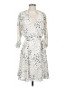 Habitual 100% Polyester Polka Dots Ivory Cocktail Dress Size XS (0) - photo 1