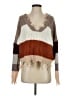Miracle Color Block Brown Pullover Sweater Size S - photo 1